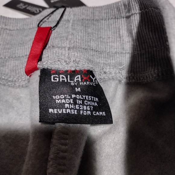 Galaxy by Harvic Heather Gray Slim Fit Joggers With Pockets - Picture 5 of 12
